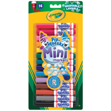Crayola : Pip-Squeaks kimosható filctoll készlet - 14 darabos (8343) filctoll, marker