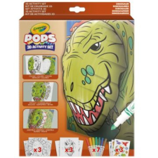 Crayola pops: 3d foglalkoztató - dinók kreatív és készségfejlesztő