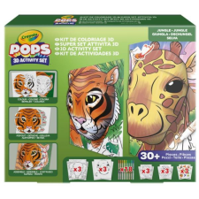 Crayola POPs: 3D megakészlet – Dzsungel kreatív és készségfejlesztő