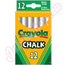 Crayola Táblakréta 12 db-os fehér kreatív és készségfejlesztő
