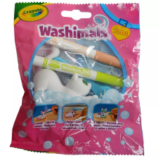 Crayola Washimals: Kimosható állatka figura - Jake a nyújtózó cica (0220) kreatív és készségfejlesztő