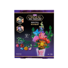 Crazart Készítsd magad 3D-s virágcsokor kristályokkal kreatív és készségfejlesztő