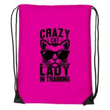  Crazy cat - Sport táska magenta tornazsák