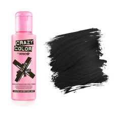 Crazy Color hajszínező krém Black 030, 100 ml hajfesték, színező