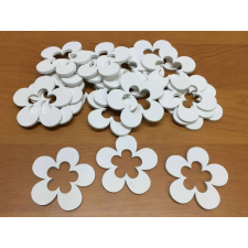 Cre Art Fa virág lukas fehér 5cm 20db/csomag dekorációs kellék