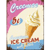 Cream RETRO Ice Cream - Hűtőmágnes