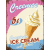 Cream RETRO Ice Cream - Hűtőmágnes