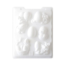  CreArt Gipszkiöntő forma, műanyag, húsvéti minta dekorációs kellék