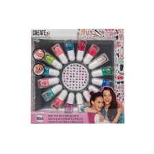  Create it! Sellő körömlakk 16 szín+matricák szépségszalon