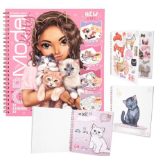  Create your TOPModel kitty szinezö könyv kreatív és készségfejlesztő