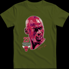 Createyou 23 JORDAN - Férfi - Sötétzöld - S férfi póló