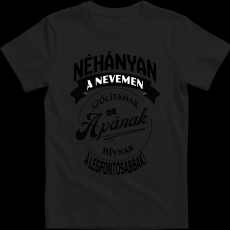 Createyou A legfontosabbak apának hívnak - Férfi - Fekete - 2XL