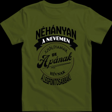 Createyou A legfontosabbak apának hívnak - Férfi - Sötétzöld - XL