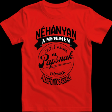 Createyou A legfontosabbak papónak hívnak - Férfi - Piros - XL