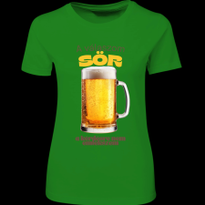 Createyou A válaszom sör.... - Női - Zöld - 2XL női póló