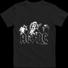 Createyou AC DC 2 - Férfi - Fekete - 3XL férfi póló