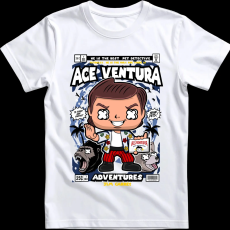 Createyou Ace Ventura - Férfi - Fehér - 3XL