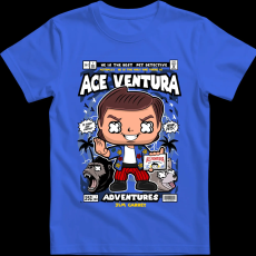 Createyou Ace Ventura - Férfi - Királykék - 3XL