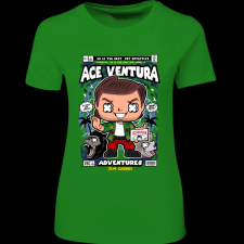 Createyou Ace Ventura - Női - Zöld - 2XL női póló
