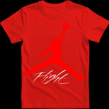 Createyou Air Jordan logo - Férfi - Piros - 3XL férfi póló