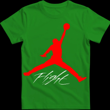 Createyou Air Jordan logo - Férfi - Zöld - M férfi póló