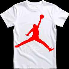Createyou Air Jordan logo - Gyermek - Fehér - XL
