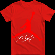 Createyou Air Jordan logo - Gyermek - Piros - L