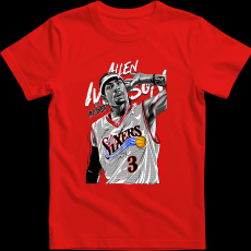 Createyou Allen Iverson.. - Férfi - Piros - XL