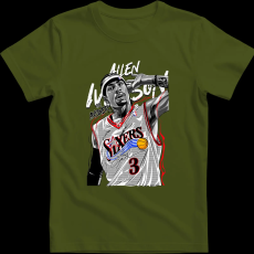 Createyou Allen Iverson.. - Férfi - Sötétzöld - 2XL