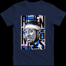 Createyou Allen Iverson - Gyermek - Sötétkék - M gyerek póló