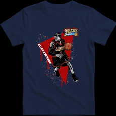 Createyou Allen Iverson Sixers - Férfi - Sötétkék - 2XL