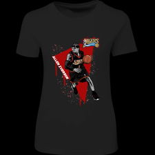 Createyou Allen Iverson Sixers - Női - Fekete - L női póló