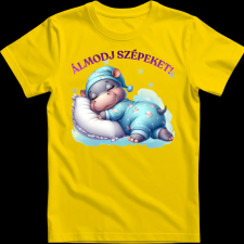 Createyou Álmodj szépeket! - Gyermek , Sárga , L gyerek póló