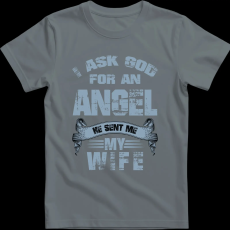 Createyou Angyalt kértem a feleségem küldte - Férfi - Szürke - XL