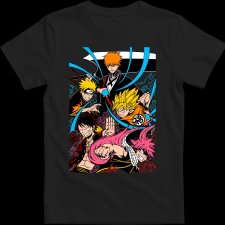 Createyou Anime legendák - Gyermek - Fekete - S gyerek póló