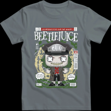 Createyou Beetlejuice - Férfi - Szürke - 2XL férfi póló