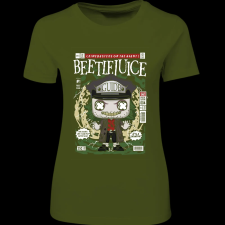 Createyou Beetlejuice - Női - Sötétzöld - XL női póló
