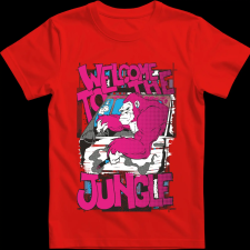 Createyou Betondzsungel - Férfi - Piros - M férfi póló