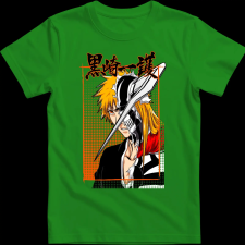 Createyou BLEACH - Gyermek - Zöld - XS gyerek póló