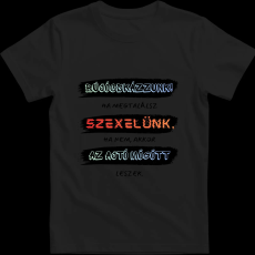 Createyou Bújócskázzunk...ajtó mögött lesz - Férfi - Fekete - L