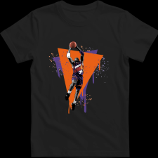 Createyou Charles Barkley dunk - Gyermek - Fekete - S gyerek póló