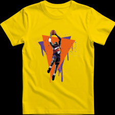 Createyou Charles Barkley dunk - Gyermek - Sárga - XL gyerek póló