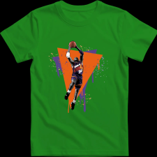 Createyou Charles Barkley dunk - Gyermek - Zöld - XL gyerek póló