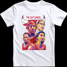 Createyou CHICAGO BULLS (The Last Dance) - Férfi - Fehér - 3XL