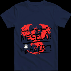 Createyou D&D Mert én vagyok a mesélő - Férfi - Sötétkék - 3XL