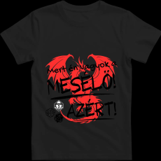 Createyou D&D Mert én vagyok a mesélő - Gyermek - Fekete - L