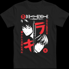 Createyou DEATH NOTE 3 - Férfi - Fekete - M férfi póló