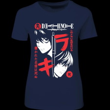 Createyou DEATH NOTE 3 - Női - Sötétkék - XL női póló