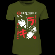 Createyou DEATH NOTE 3 - Női - Sötétzöld - XL női póló