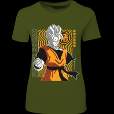 Createyou Drago nBall Son Gohan - Női - Sötétzöld - S női póló